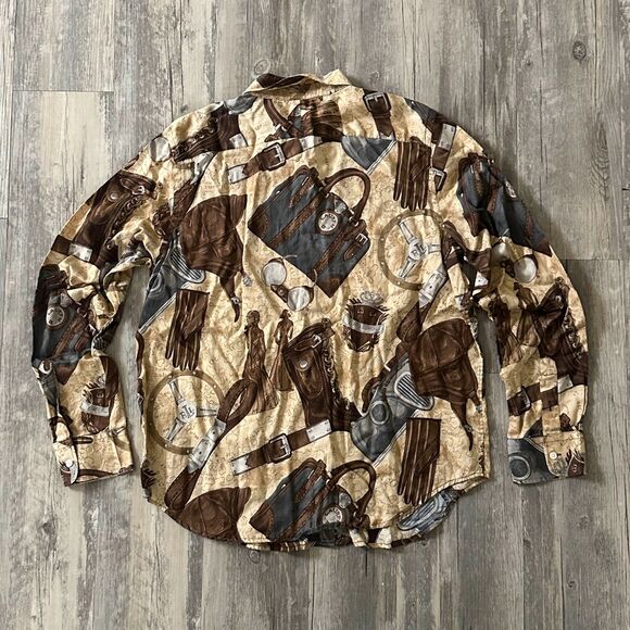 Vintage Lauren Ralph Lauren Equestrian Long Sleeve Shirt Size Large - Picture 5 of 7